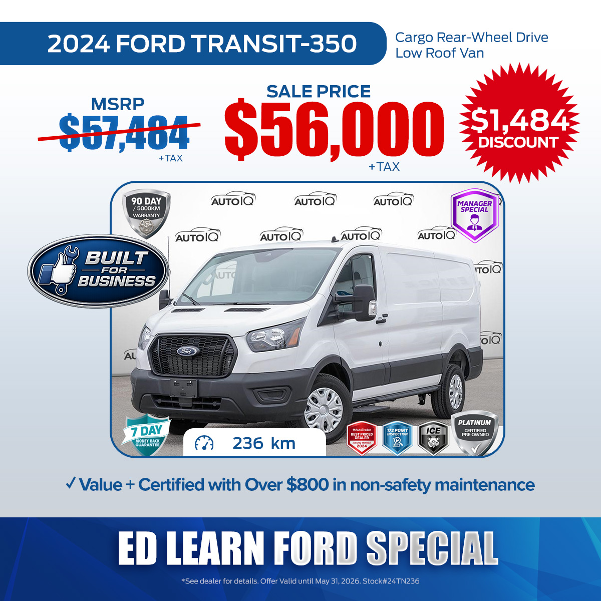 2024 Ford Transit 350 1200 1200