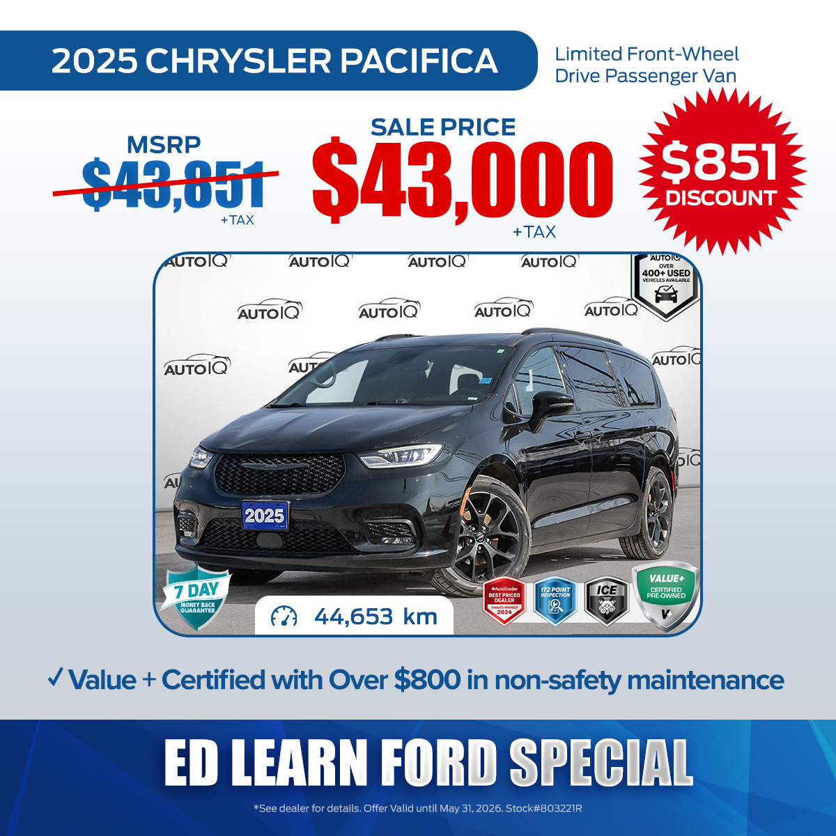 2025 Chrysler Pacifica 1200 1200