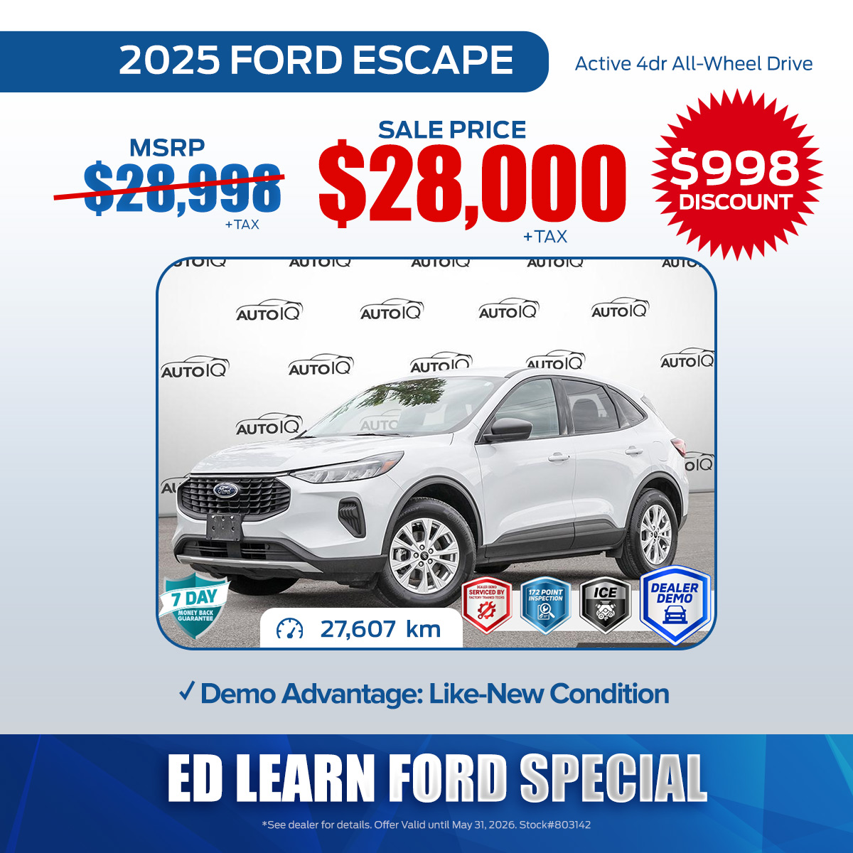 2025 Ford Escape Active 1200 1200